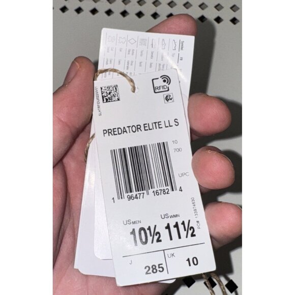 Adidas Predator Elite Laceless SG Mens Soccer Cleats Size 10.5 Blue IF6318 - Picture 13 of 13